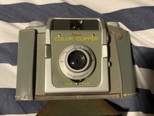 VINTAGE 1950s ANSCO COLOR CLIPPER CAMERA w/ CASE