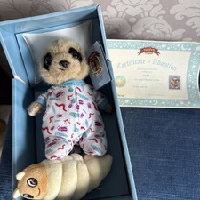 Baby Oleg meerkat soft toy -