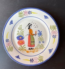 Vintage Quimper Plate France
