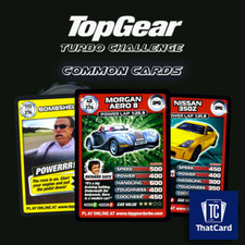 BBC Top Gear Turbo Challenge Series 1 COMMON Cards - Take your Pick