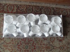 White 25mm Terminal Conduit Angle Box Marshall Tufflex  (Pack 20) ,FREE POSTAGE