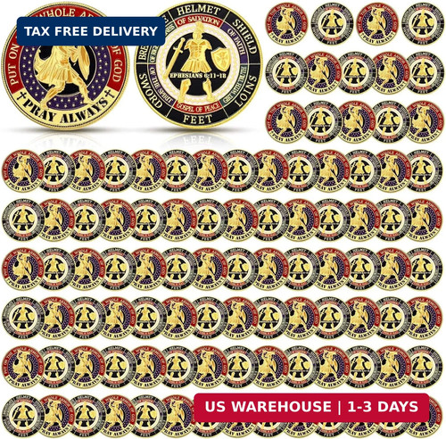 100 pcs armor god coins - 100,