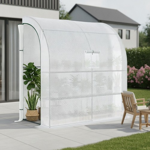 Walk lean greenhouse - lean-to,
