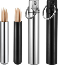 4PCS Metal Toothpick Holder