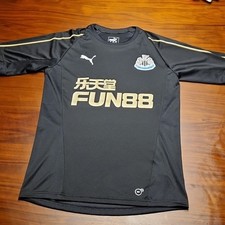 NEWCASTLE UTD 2018-19 TRAINING FOOTBALL SHIRT SMALL PUMA (MINT)