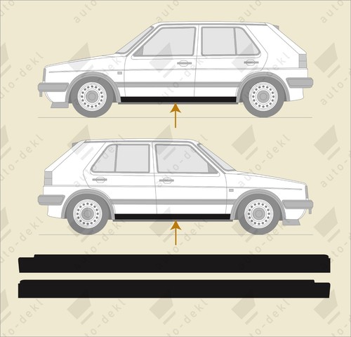 Fits mk2 golf gti 5dr - fits, vw