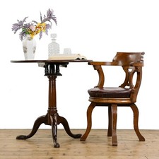 Georgian Antique Mahogany Tilt