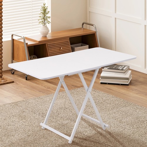 White folding dining - white,
