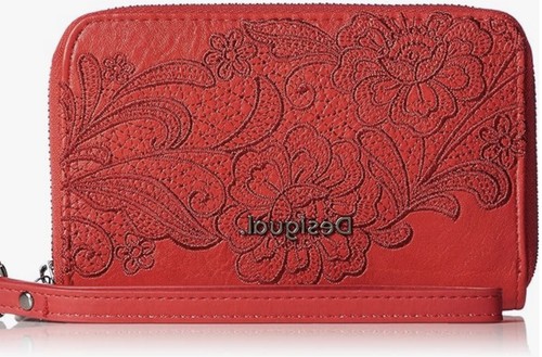 Desigual red wallet - desigual,