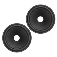 4" Paper Speaker Cone Subwoofer Drum Paper 0.8" Coil with Rubber Surround 2 Pcs