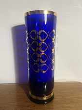 Vintage Glass Vase Czech
