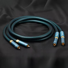 Hifi 8N OCC RCA Cable 150cm Premium Hi-Fi 2RCA Male to 2RCA Male