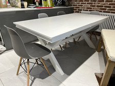 Grange White 180-220cm Extending DiningTable