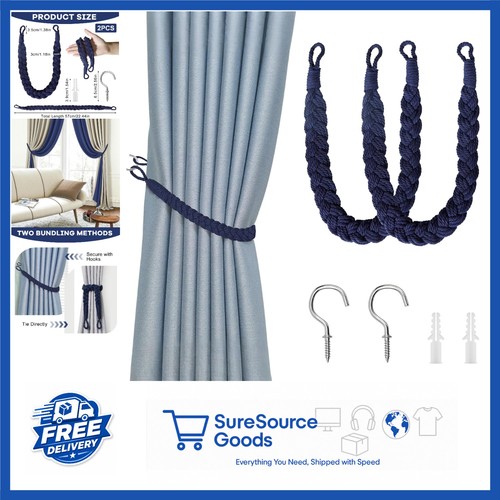 Pack rope curtain tie backs - pack,