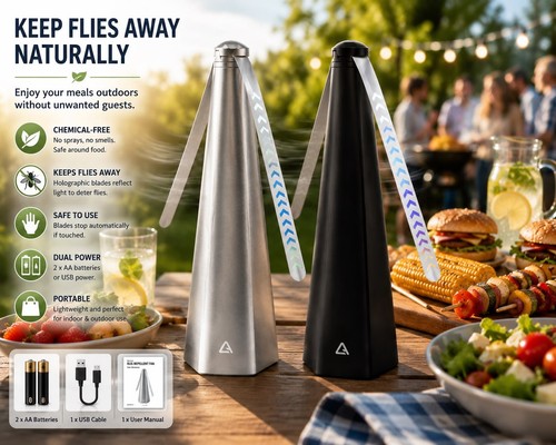 Fly repellent fan food - repellent,