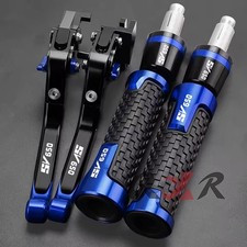 For Suzuki SV650 SV650 S CNC Brake Clutch Lever Handle Handlebar Grip ends Set
