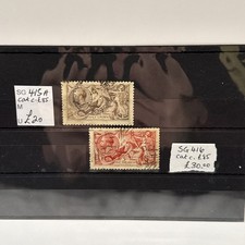 GB KGV SEAHORSE SG415a 5/- &