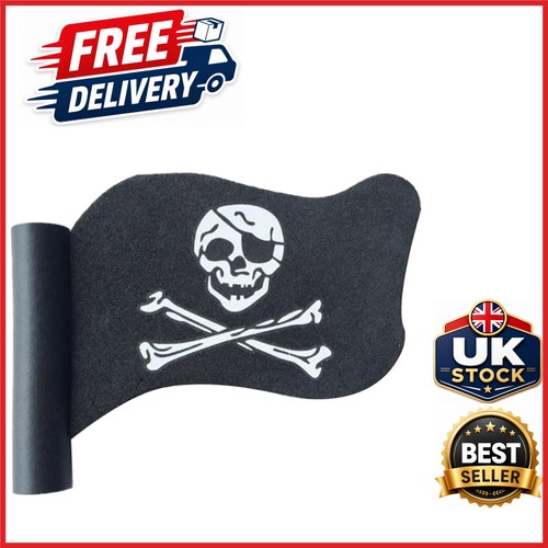 Car antenna pirate - car, flag