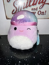 Squishmallow Minya The Mushroom 7.5” toadstool purple soft Plush toy with tag
