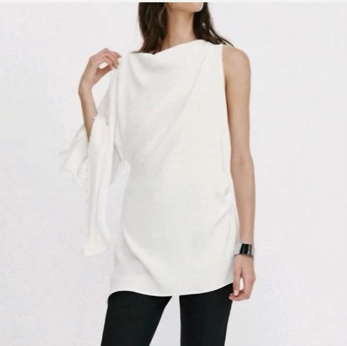 Zara asymmetric faux pearl - zara,