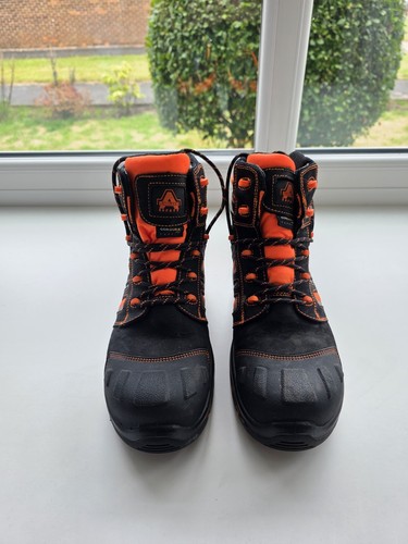 Amblers black orange vis - s3, black/orange