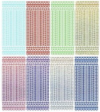 Hearts Flowers Borders Diamond