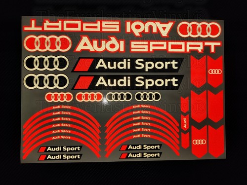Reflective stickers audi sport - stickers,