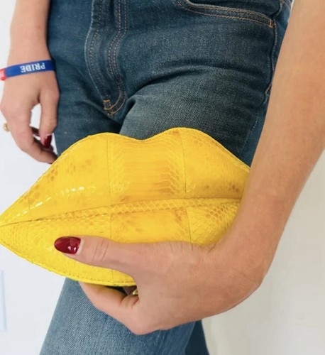 Rare lulu guinness - guinness, yellow