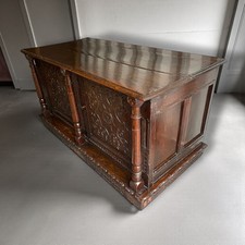 Large Antique Carved Oak