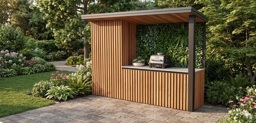 Bbq outdoor kitchen - outdoor, plans