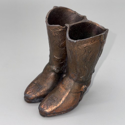 Vintage metal cowboy - metal, boots