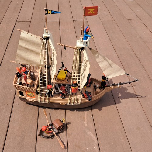 Playmobil vintage pirate ship - vintage,