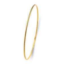 SOLID 14k Yellow Gold 1.5mm