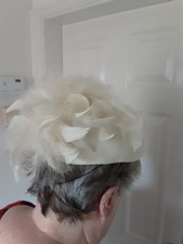 Cream Fascinator for Wedding