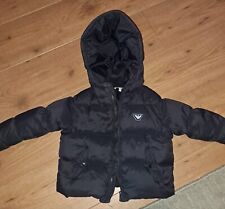 EMPORIO ARMANI Baby Recycled Down Quilted Jacket Age 36M Blue 