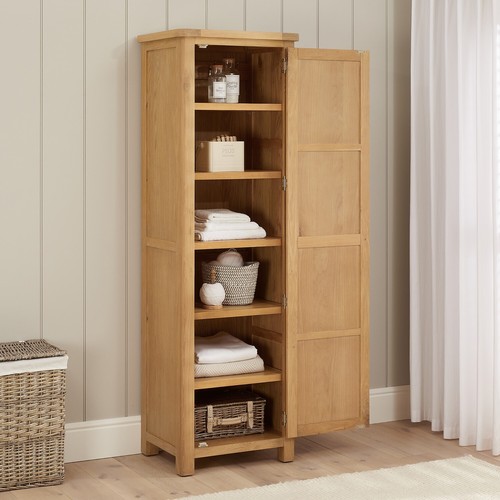 Linen cupboard marbury - linen, oak