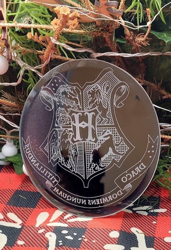 Round mirror with hogwarts - round,
