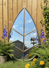 Leaf Shape Garden Mirror