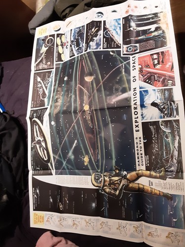 Old skool space poster - old,