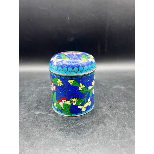 Antique cloisonne trinket tea - trinket,
