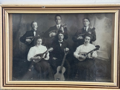 Antique c1900 mandolin - c1900, guitar