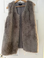 Womens Newlook Grey Faux Fur
