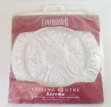 Covemaster Vintage Lightweight Polyurethane Ornate Serena Ceiling Rose, 405 mm
