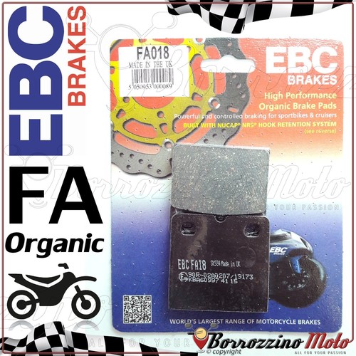 Brake pads front organic ebc - brake,