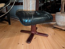Vintage Leather Stool 60s