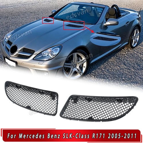 2pcs front hood grille - front,