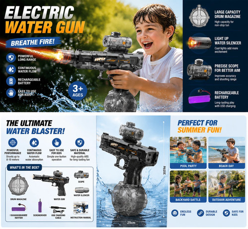 Led light motorized water - led,