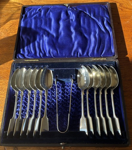 Cased set antique dixon - set,