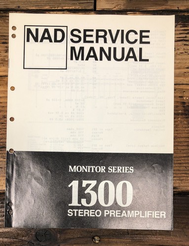 Nad model 1300 - nad, /