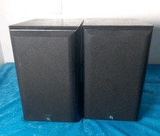 Acoustic Research AR-90 Bookshelf Speakers black Rare VGC. 